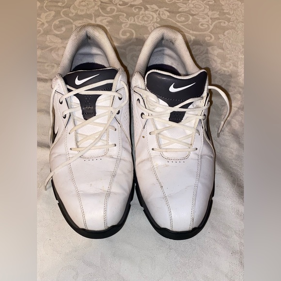 NIKE Durasport III Soft Spike Golf Shoes White Size: 9 - Picture 7 of 10